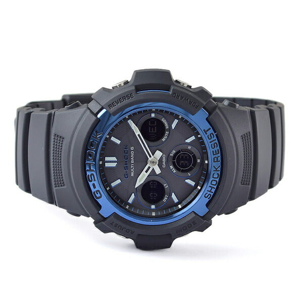 カシオ Ｇショック G-SHOCK タフソーラー 電波時計 MULTIBAND 6 AWG-M100A-1AJF メンズ