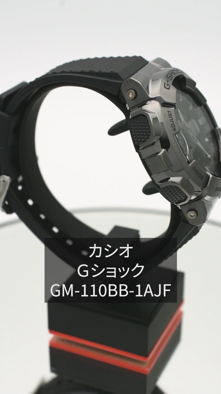Gショック】110シリーズ / メタルベゼル / GM-110BB-1AJF / G