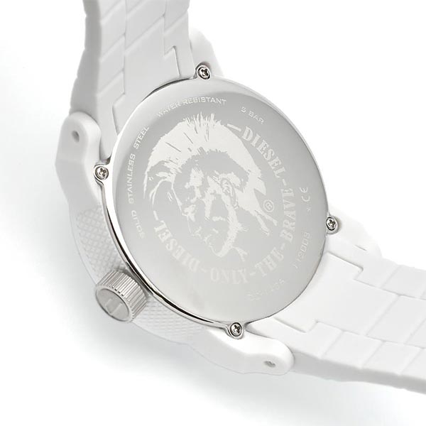 DIESEL ディーゼル 白セラミッククォーツ 3針モデル DZ1421
