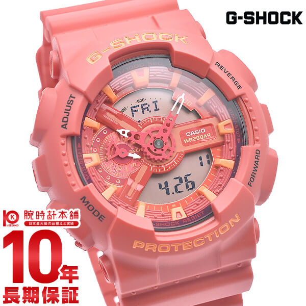 カシオ Ｇショック G-SHOCK Blue and Red Series GA-110AC-4AJF メンズ