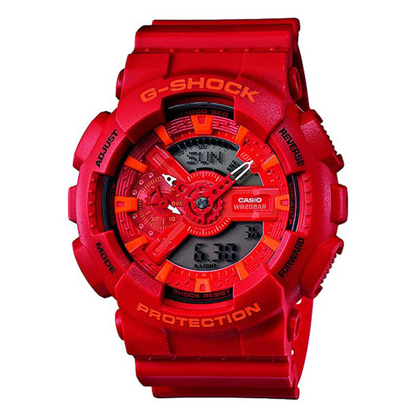 カシオ Ｇショック G-SHOCK Blue and Red Series GA-110AC-4AJF メンズ