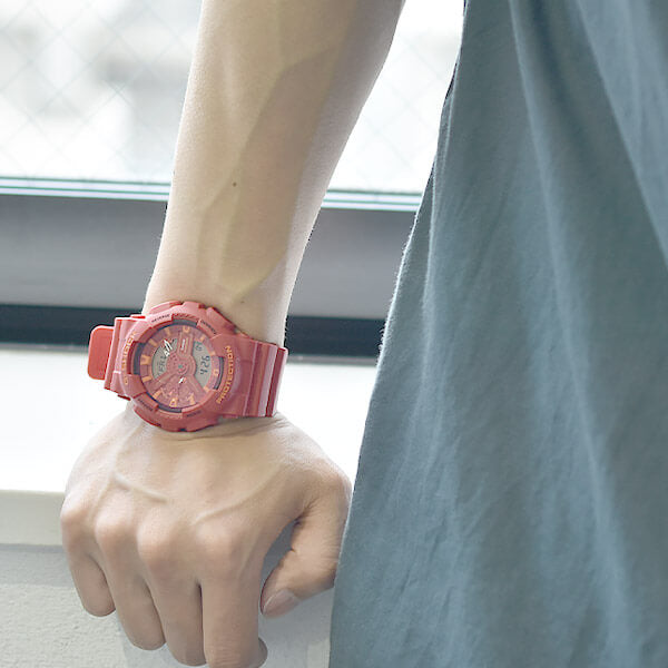カシオ Ｇショック G-SHOCK Blue and Red Series GA-110AC-4AJF メンズ