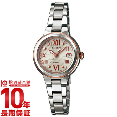 カシオ シーン SHEEN ソーラー電波 SHW-1508D-9AJF レディース 腕時計 時計