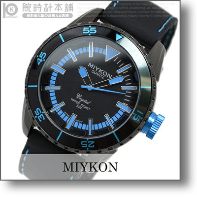 ミーコン MIYKON SportySilicon ブラック ライトブルー B3400-5082 メンズ