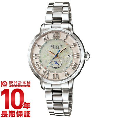カシオ シーン SHEEN フローディングインデックス ソーラー電波 SHW-1600D-7AJF レディース 腕時計 時計
