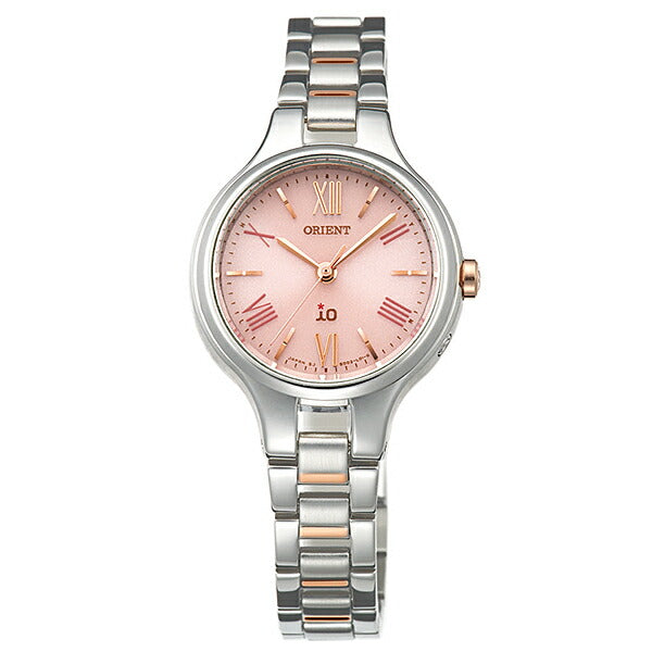 オリエント ORIENT イオ ナチュラル＆プレーン ソーラー電波　ピンク WI0121SD レディース