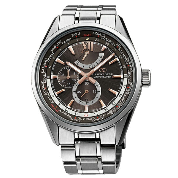 オリエントスター ORIENT ワールドタイム 替えベルト付き WZ0051JC メンズ