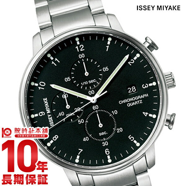 イッセイミヤケ ISSEYMIYAKE Cシー岩崎一郎デザインクロノグラフ NYAD001 メンズ