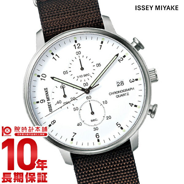 イッセイミヤケ ISSEYMIYAKE Cシー岩崎一郎デザインクロノグラフ NYAD006 メンズ