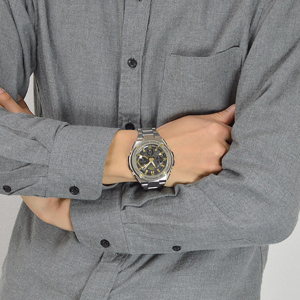 カシオ Ｇショック G-SHOCK Gスチール ソーラー電波 GST-W110D-1A9JF メンズ
