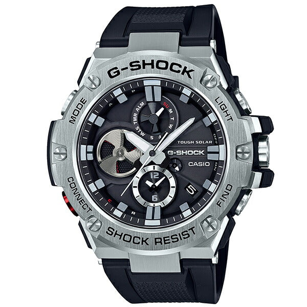 T*3様 G-SHOCK G-STEEL GST-B100-1AJF 美中古品。 カシオ Gショック G-SHOCK Bluetooth GST-B100-1AJF メンズ