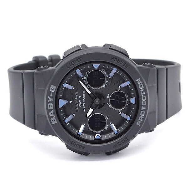 カシオ ベビーＧ CASIO BABY-G BGA-2500-1AJF ソーラー 電波 ネオンイルミネーター 腕時計 レディース Beach Traveler Series ブラック  