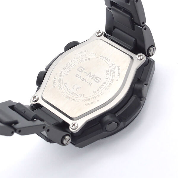 カシオ ベビーＧ BABY-G ソーラー ステンレス MSG-W200CG-1AJF レディース