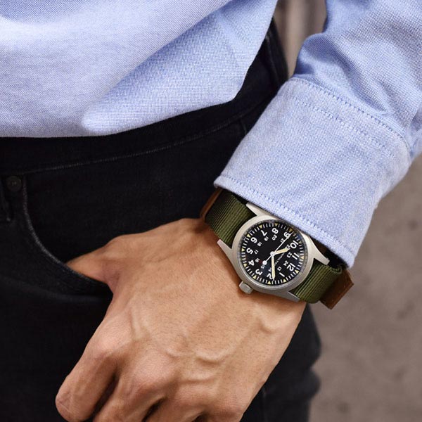 やまお HAMILTON カーキフィールド H69439931 KHAKI FIELD ハミルトン HAMILTON カーキ フィールド メカ H69439931