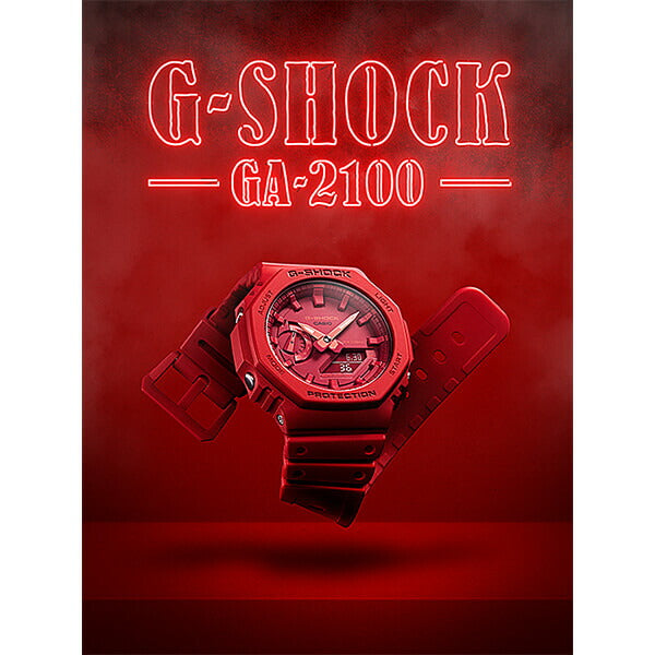 カシオ Ｇショック G-SHOCK カーボンコアガード構造 GA-2100-4AJF メンズ