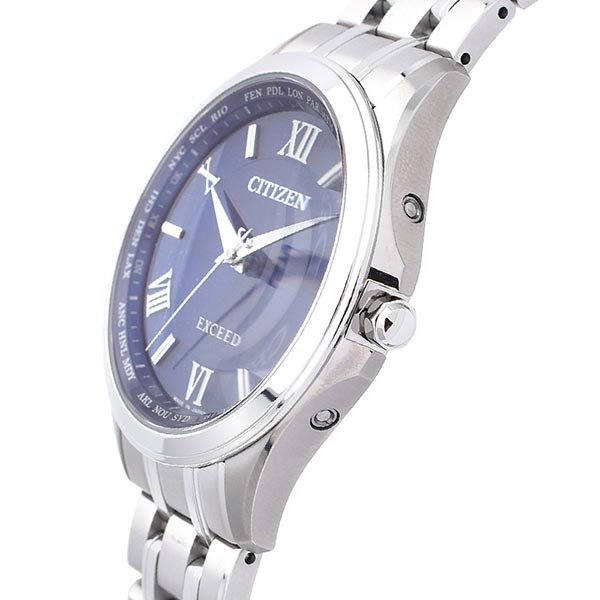 美品　CITIZEN EXCEED Eco-Drive メンズ　ペアモデル 電波 EXCEED(CITIZEN) シチズン エクシード エコドライブ 電波時計