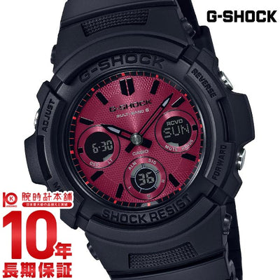 カシオ Ｇショック G-SHOCK Black and Red Series AWG-M100SAR-1AJF メンズ