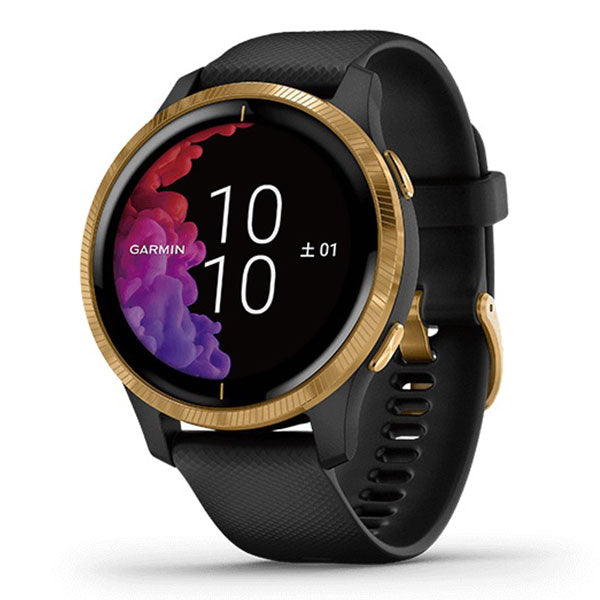 ガーミン GARMIN Venu Black / Gold 0100217337 ユニセックス 室内 ヨガ 運動 suica対応モデル
