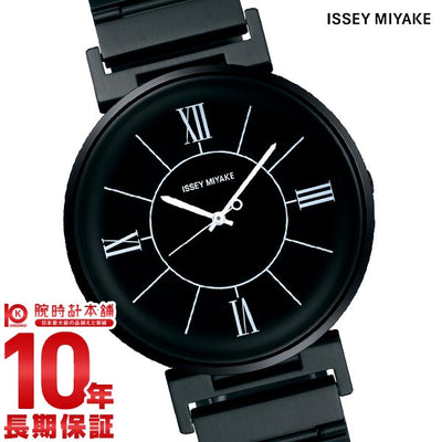 ISSEY MIYAKE 腕時計 メンズ NYAJ008 ミヤケ エフ クオーツ（VJ21） ブラックxブラウン アナログ表示