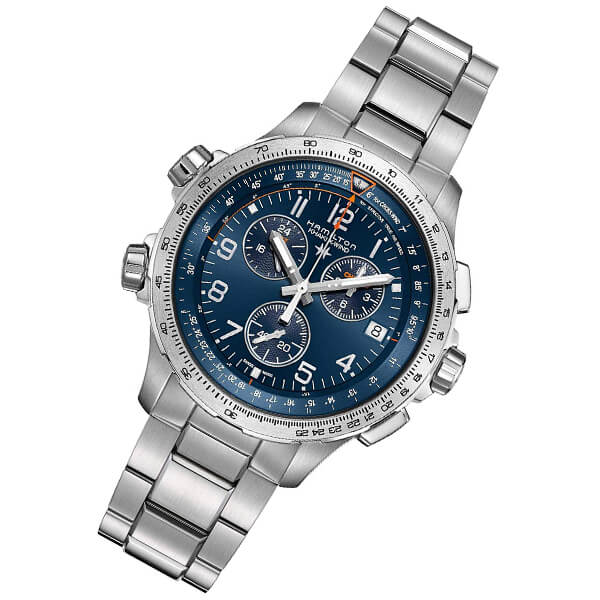 ハミルトン カーキ HAMILTON カーキ アビエーション X-WIND GMT CHRONO H77922141 メンズ