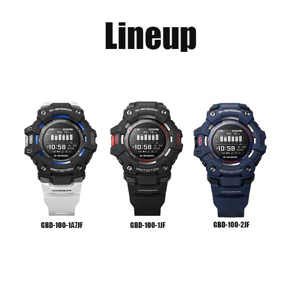 カシオ Ｇショック G-SHOCK  GBD-100-1JF メンズ