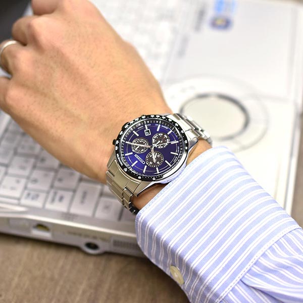 シチズンコレクション CITIZENCOLLECTION エコ・ドライブ クロノグラフ BL5496-96L メンズ