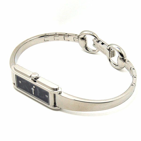 グッチ GUCCI バングルウォッチ 2Pダイヤブーツ柄 YA109505