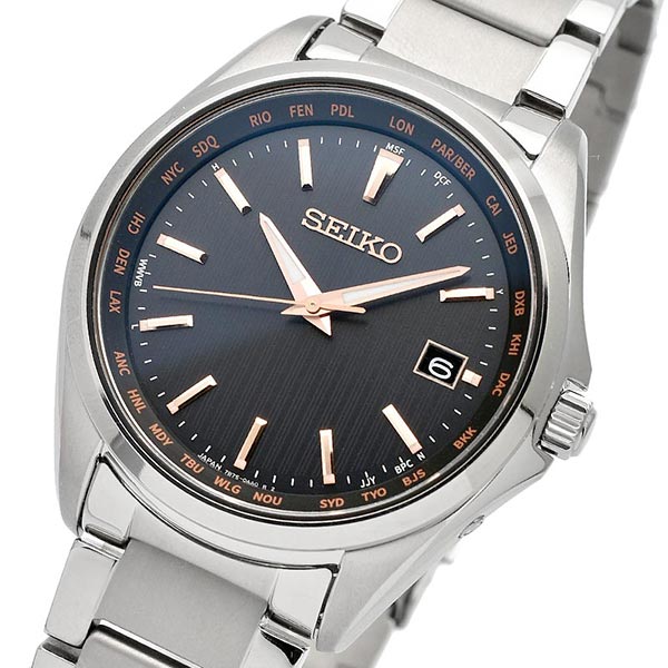 セイコーセレクション SEIKOSELECTION ワールドタイム ソーラー電波