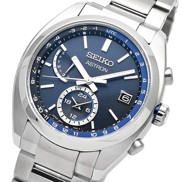 【新品】セイコー SEIKO 腕時計 メンズ SBXY013 アストロン ソーラー電波ライン スタンダード 電波ソーラー（8B63） ブルーxシルバー アナログ表示