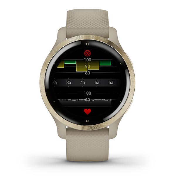 ガーミン GARMIN ヴェニュー 2S VENU2S Light Sand Light Gold 010-02429-61 ユニセックス