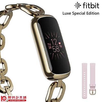フィットビット Fitbit Luxe スペシャルエディション FB422GLPK レディース