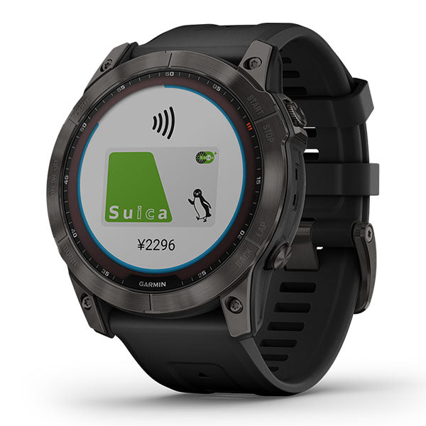 ガーミン GARMIN fenix7X Sapphire DualPower Ti Carbon Gray 010-02541-31 ユニセックス
