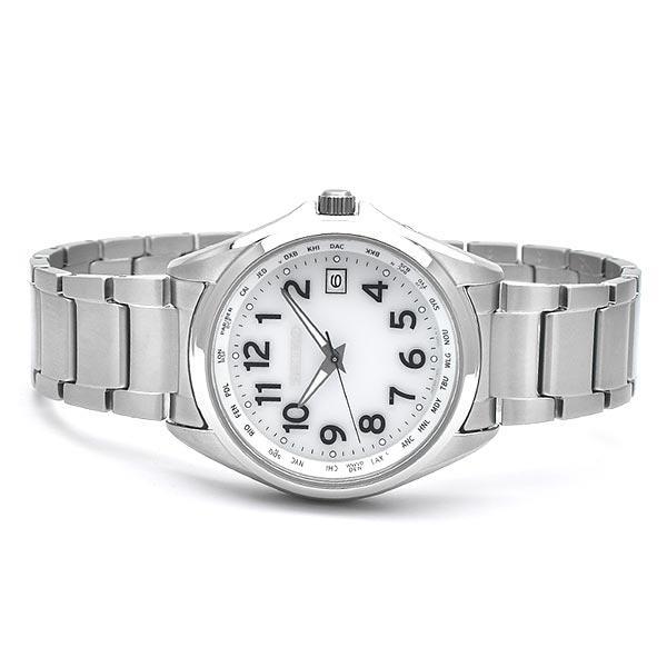 メ*ク様 SEIKO SBTM327 ソーラー電波メンズ腕時計 セイコー セレクション SBTM327 メンズ 腕時計 ソーラー電波 ワールド