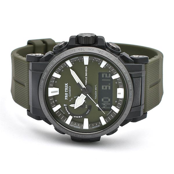 美品 稼働 CASIO PRO TRECK PRW-61Y-3JF 腕時計 登山 PRW-61Y-3JF | CASIO