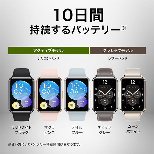 ファーウェイ HUAWEI FIT2 アクティブモデル YDA-B09S-BK ユニセックス