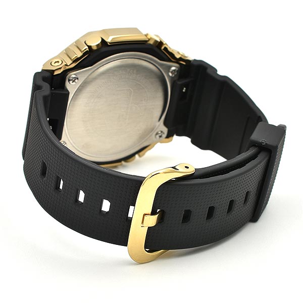 カシオ Ｇショック G-SHOCK METAL COVERED BLACK × GOLD GM-2100G-1A9JF メンズ