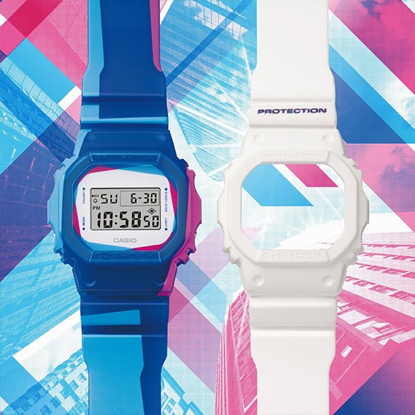 カシオ Ｇショック G-SHOCK OVER PRINT DWE-5600PR-2JR メンズ