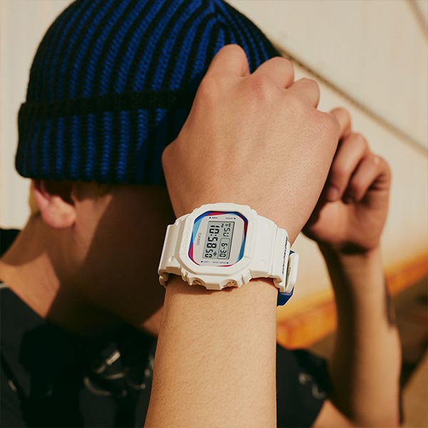 カシオ Ｇショック G-SHOCK OVER PRINT DWE-5600PR-2JR メンズ