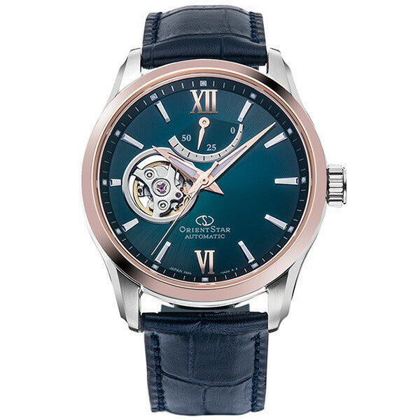 オロビアンコ自動巻き時計 青 スケルトンダイヤル