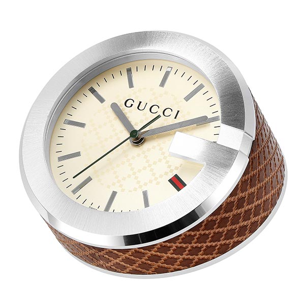 GUCCI グッチ シマ テーブルクロック YC210008 電池交換済み GUCCI グッチ シマ テーブルクロック YC210008 電池交換済み