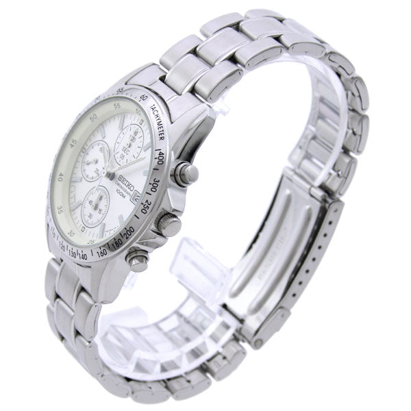 セイコー 逆輸入モデル SEIKO クロノグラフ 10気圧防水 SND363P1(SND363PC) メンズ 腕時計 時計