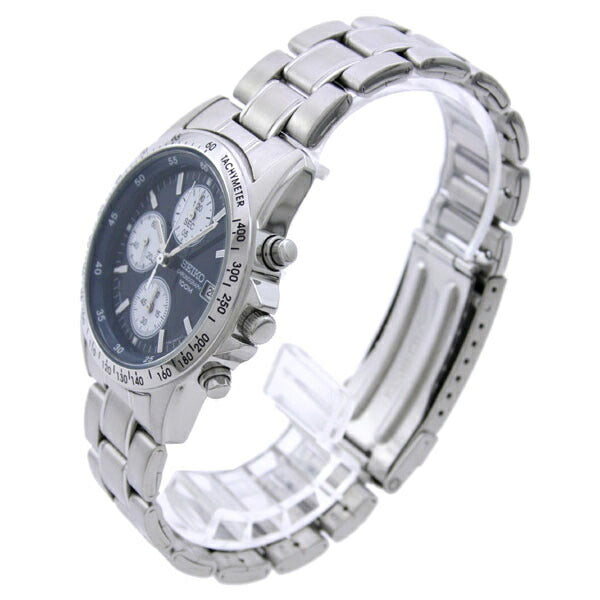 セイコー 逆輸入モデル SEIKO クロノグラフ 10気圧防水 SND365P1