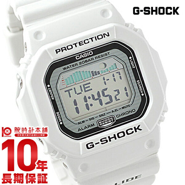カシオ Gショック G-SHOCK G-LIDE Gライド ホワイト×ブラック GLX