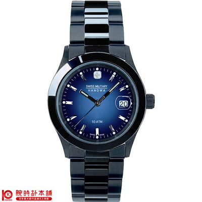 スイスミリタリー エレガント SWISSMILITARY ブラック ML-186 メンズ 腕時計 時計