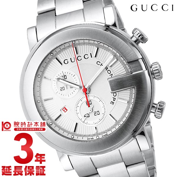 グッチ GUCCI 101シリーズ M Gフェイス クロノグラフ YA101339 メンズ