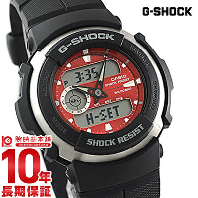カシオ Ｇショック G-SHOCK STANDARD G-SPIKE Gスパイク レッド×ブラック G-300-4AJF メンズ