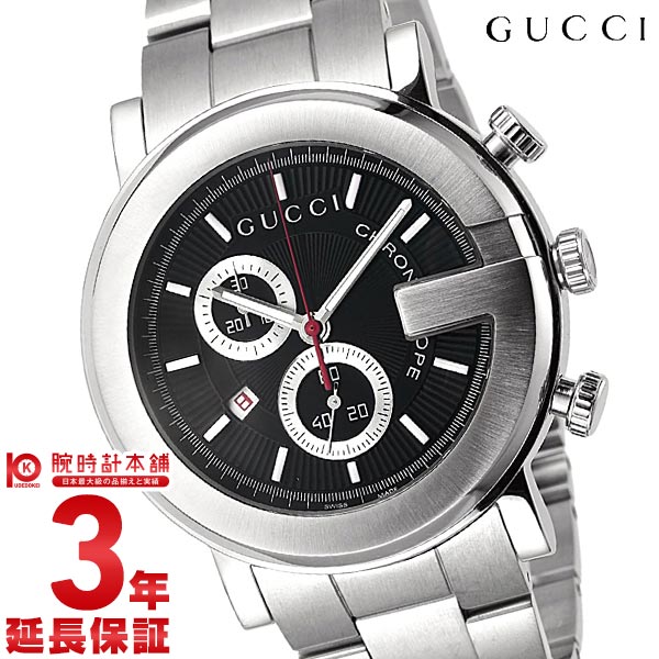 グッチ GUCCI 101シリーズ M Gフェイス クロノグラフ YA101309 メンズ