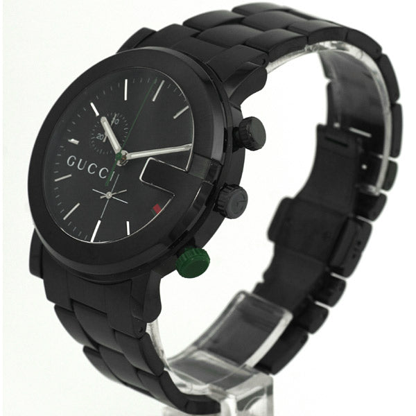 グッチ GUCCI 101シリーズ M Gフェイス クロノグラフ YA101331 メンズ