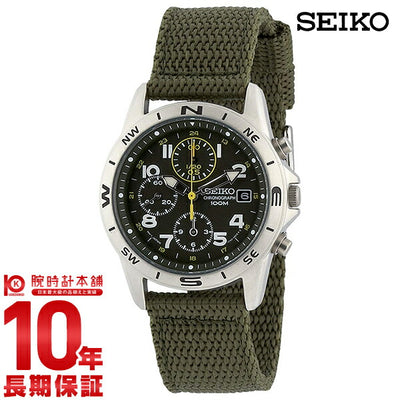 セイコー 逆輸入モデル SEIKO クロノグラフ 10気圧防水 SND377R メンズ 腕時計 時計