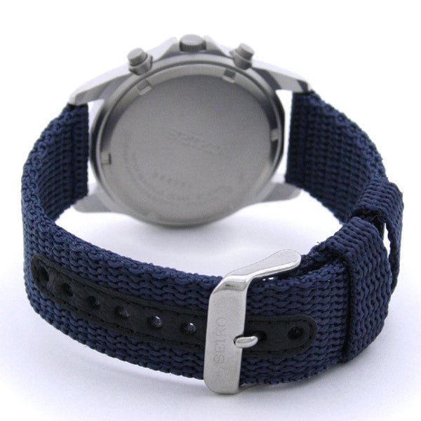 SEIKO クロノグラフ 100m防水 ネイビー SND379R Amazon.co.jp: セイコー SEIKO クロノグラフ メンズ 腕時計